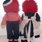 20″ Raggedy Ann & Andy Set Traditional Back