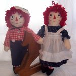 20″ Raggedy Ann & Andy Set Traditional Front